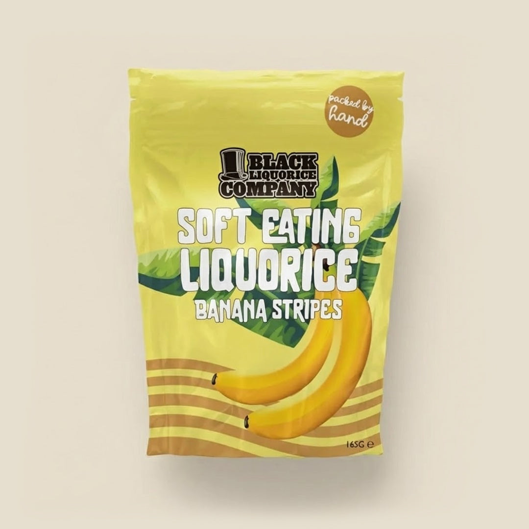 Liquorice Banana Stripes