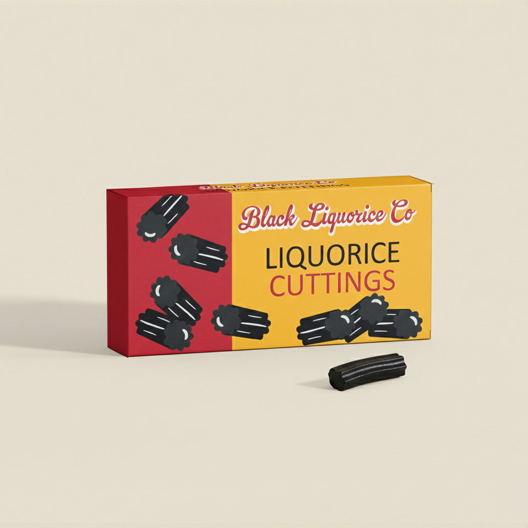 Liquorice Cuttings – Traditional Black Liquorice