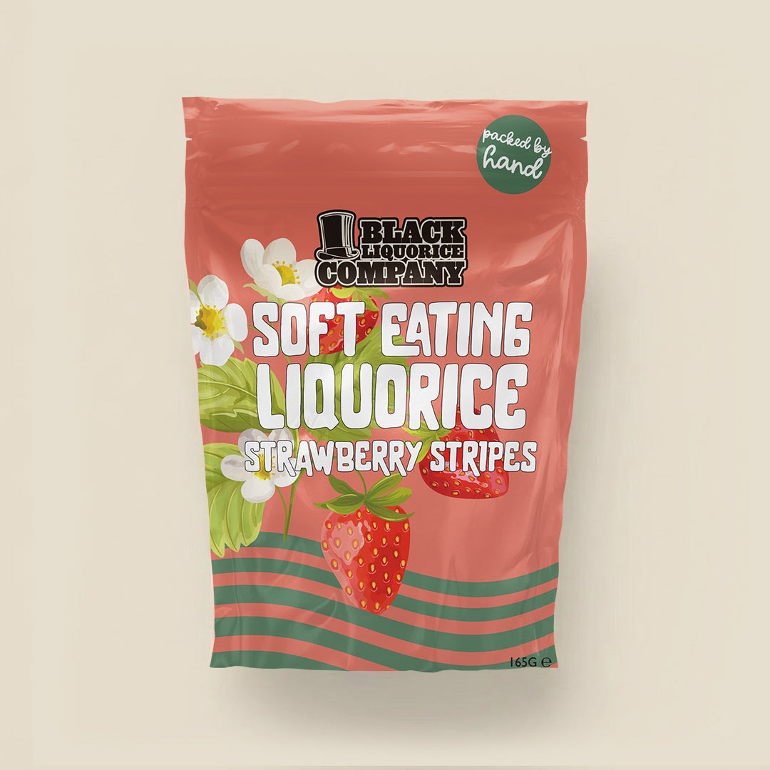 Liquorice Strawberry Stripes